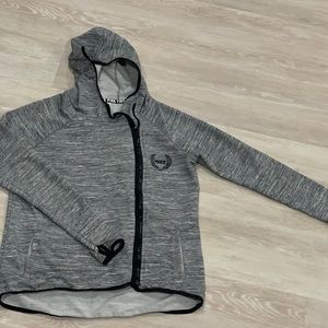 VS PINK grey zip up hoodie